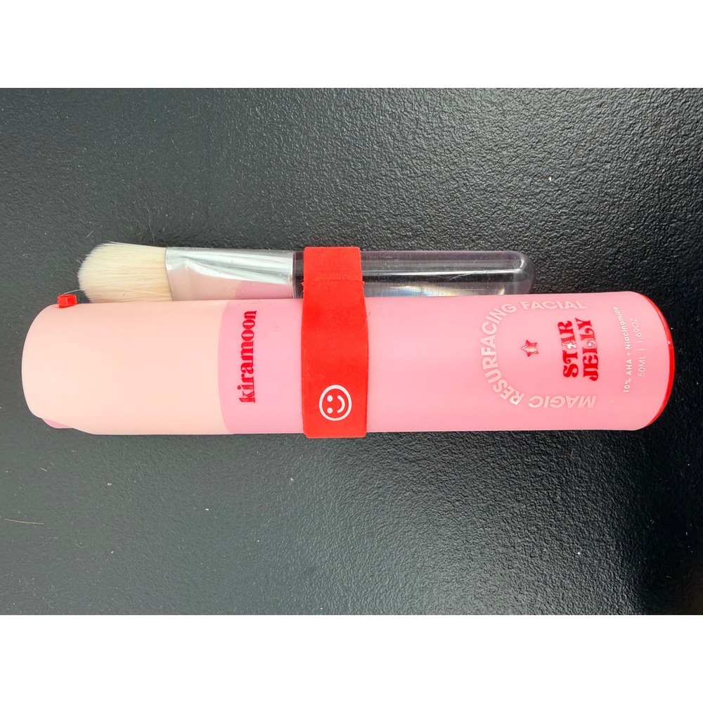 Kiramoon Star Jelly Magic Resurfacing Facial 10% AHA Niacinamide 50ml with Brush